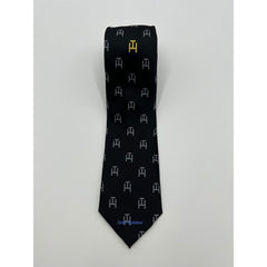 New Black Royal Arch Chapter Tie RA Masonic Regalia Black Neck Tie RA Gift Tie