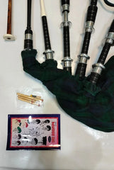 Bagpipes Beginner Full Set with book Learn to play bagpipe Black Watch