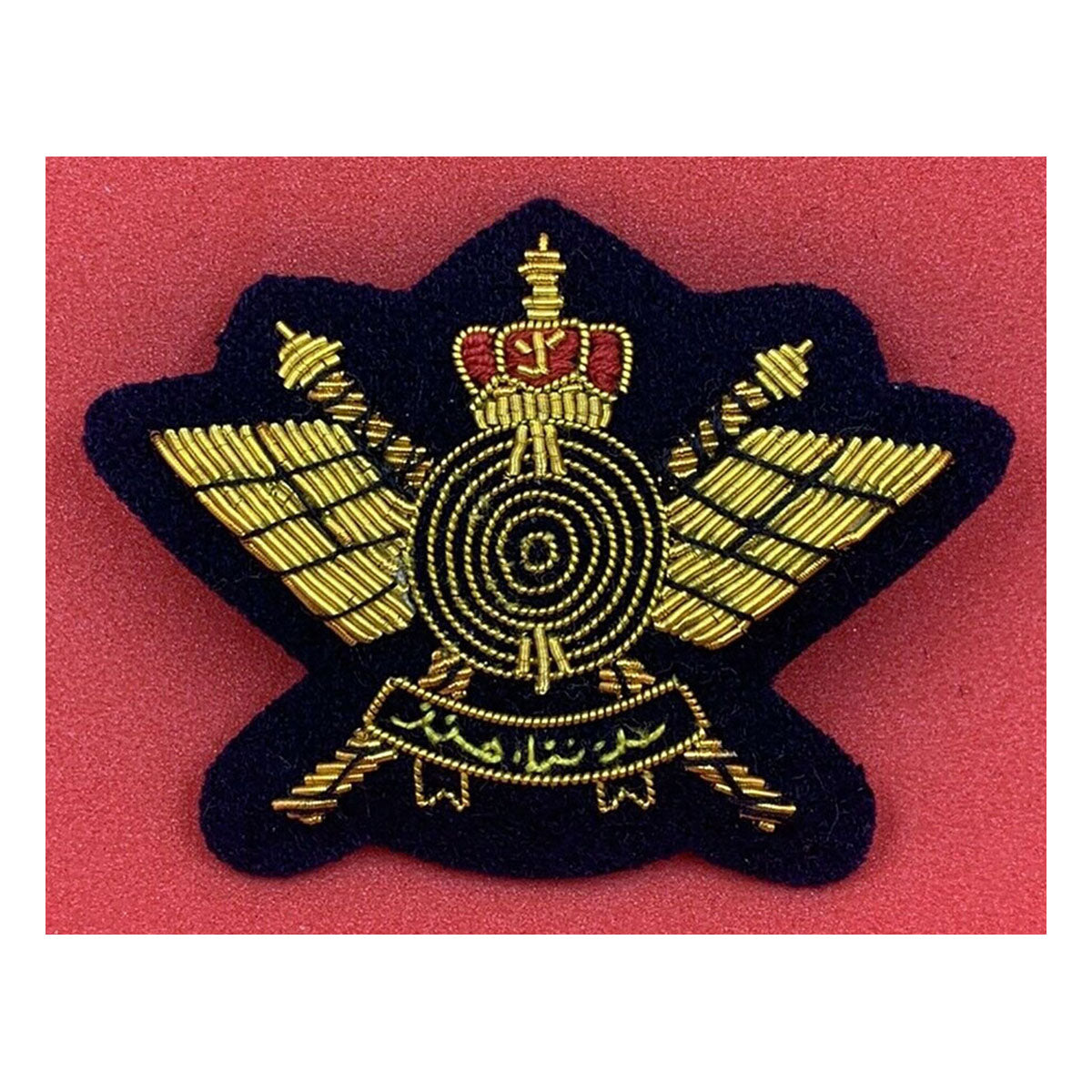 Sultan Of Oman Special Forces Cap Badge Bullion And Wire Omani Parachute Wing