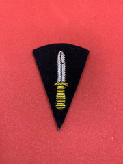 Mess Dress Commando Dagger Badge British Military Hand Embroidered Gold Dagger