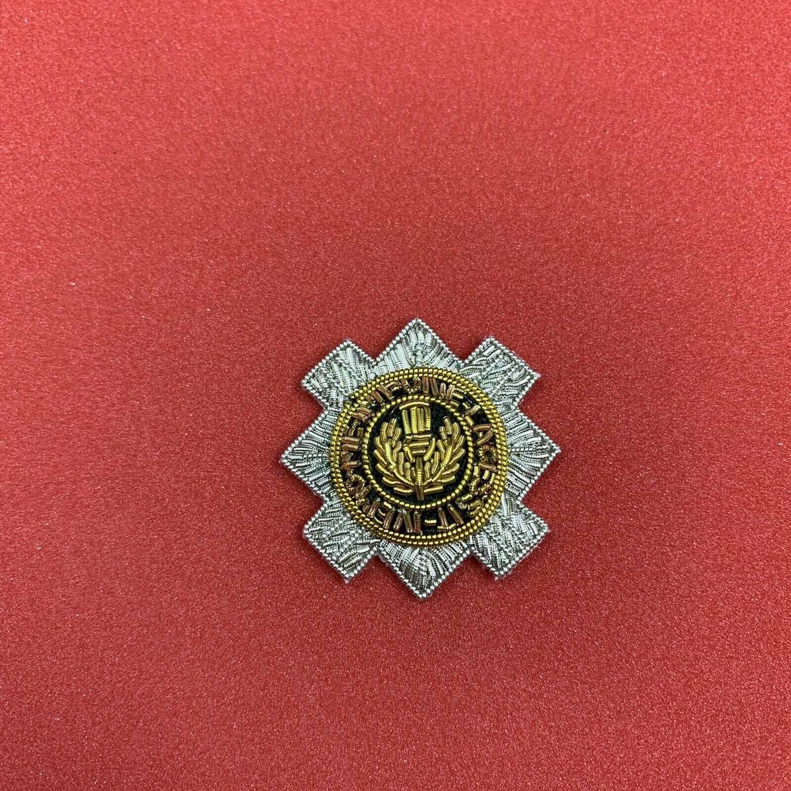 Scots Guards Regiment Officers officers Beret Badges Hand Embroidered Mess dress Badges
