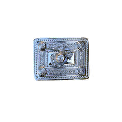 Scottish US Marian Badge kilt Belt Buckle Chrome Finish Belt Buckle