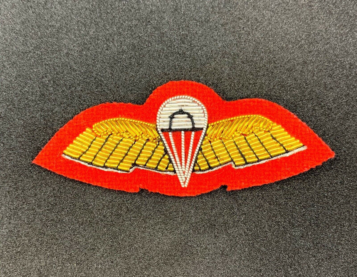 Special Forces Communicators Para Wing Hand Embroidered With Gold Bullion & Wire