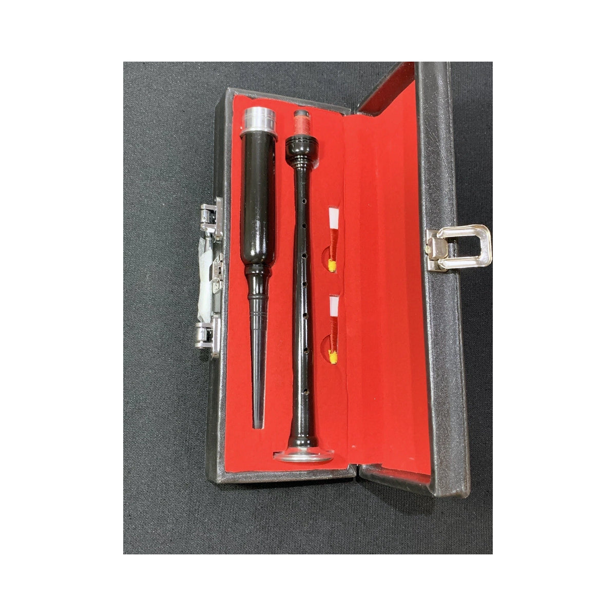 Great Highland Bagpipe Practice Chanter Black With Imitation Ivory