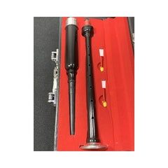 Great Highland Bagpipe Practice Chanter Black With Imitation Ivory