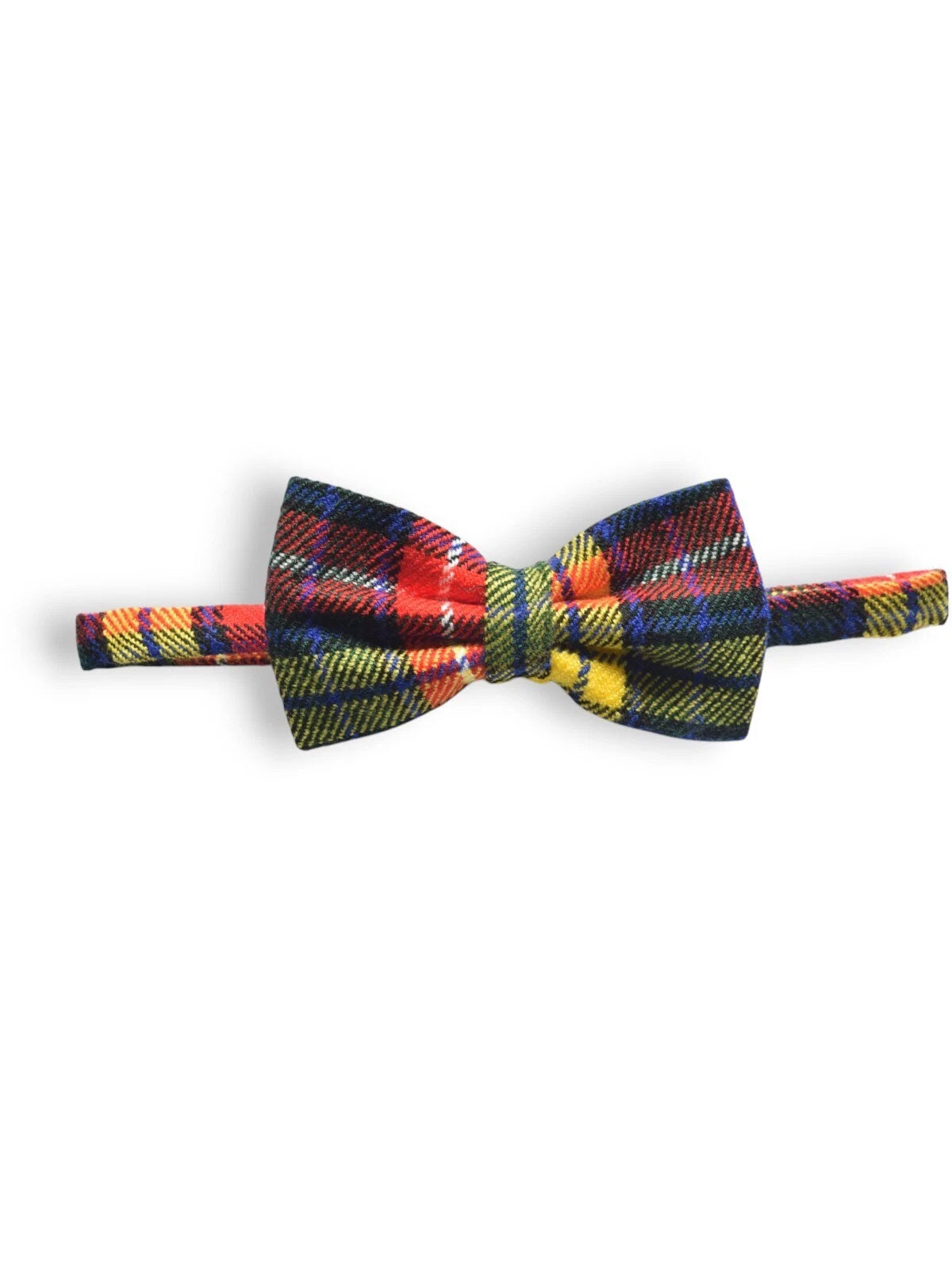 Men's Scottish Buchanan Tartan Bow Tie Formal Tie For Wedding
