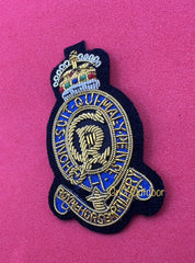 King’s Crown Royal Horse Artillery Cap Badge RHA Embroidered Wire Cap Badge