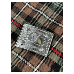 Scottish Masonic kilt Belt Buckle Chrome Finish Celtic Belt Buckle