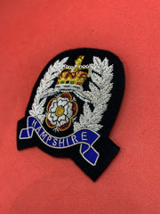Hampshire Police Hand Embroidered Bullion Wire Hat Badge Hampshire Police Cap Badge