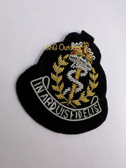 King’s Crown RAMC Beret Badge Royal Army Medical Corps Bullion Wire Beret Badge