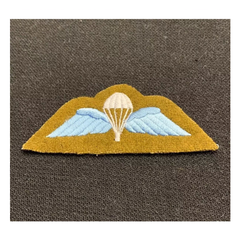 British Army No 2 Dress Para Wings Trained Parachute Light Blue Wings Patch