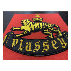 9 (Plassey) Battery Royal Artillery Hand Embroidered Bullion Wire Frame Badge