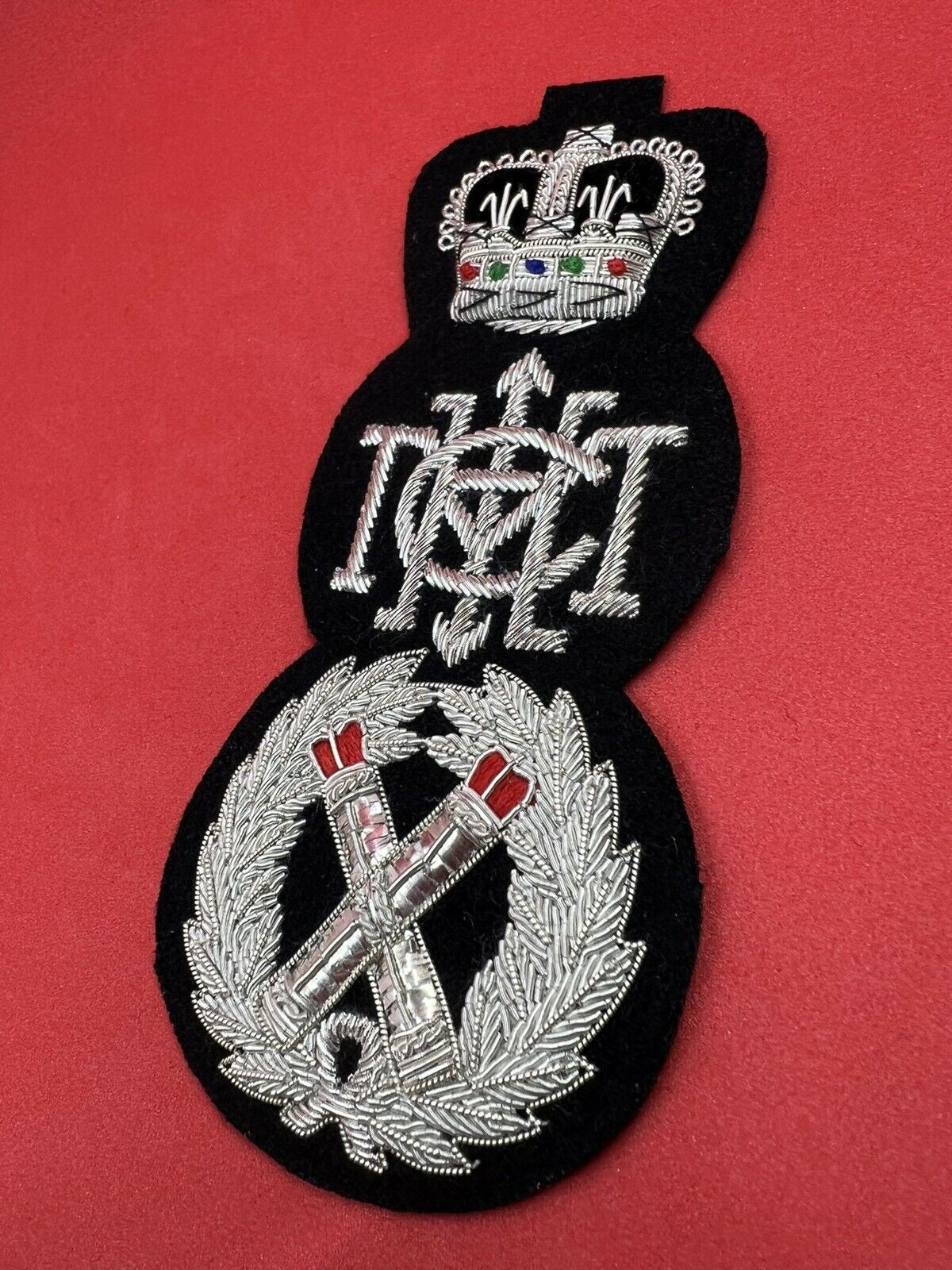 HMIC Epaulette Badge Inspectorate Of Constabularies Hand Embroidered Police Badge