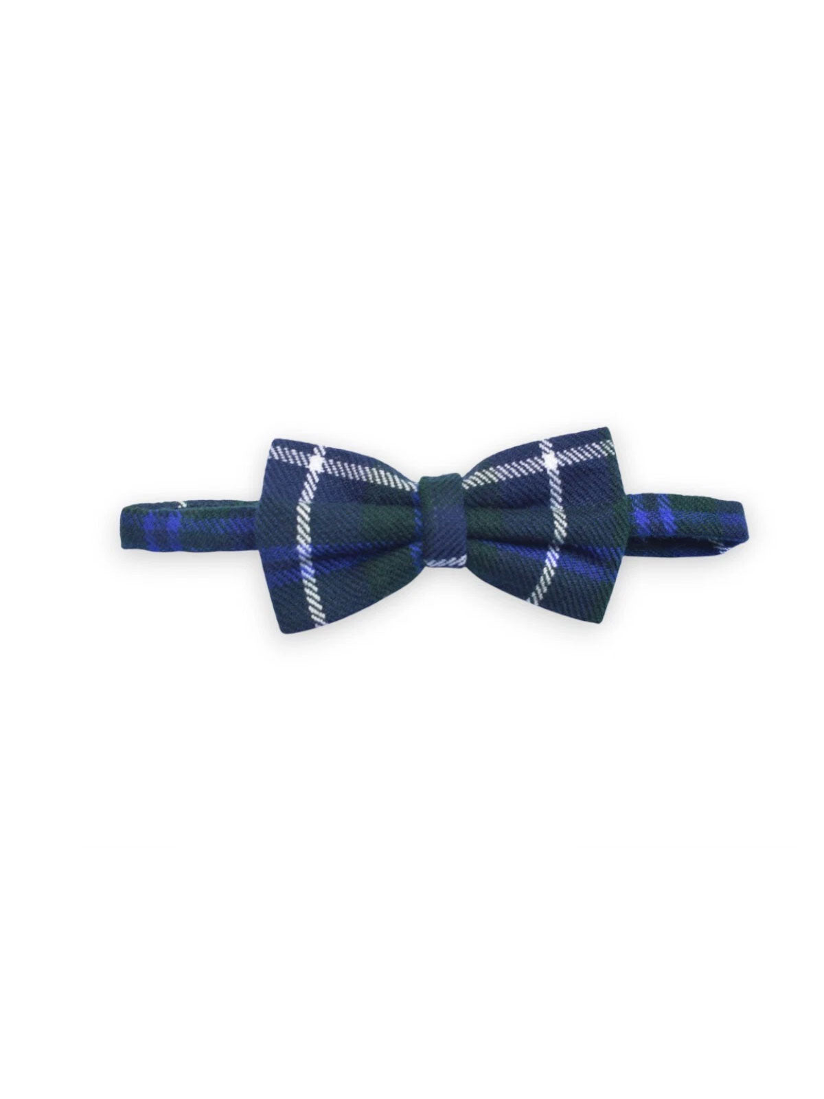 Men's Scottish Douglas Blue Tartan Bow Tie Formal Tie For Wedding