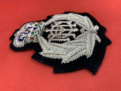 HMIC Inspectorate of Constabularies Silver Hat Badge Hand Embroidered Cap Badge