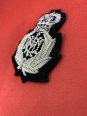 HMIC Inspectorate of Constabularies Silver Hat Badge Hand Embroidered Cap Badge