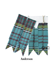 Men's Scottish Mackenzie Tartan Kilt Flashes