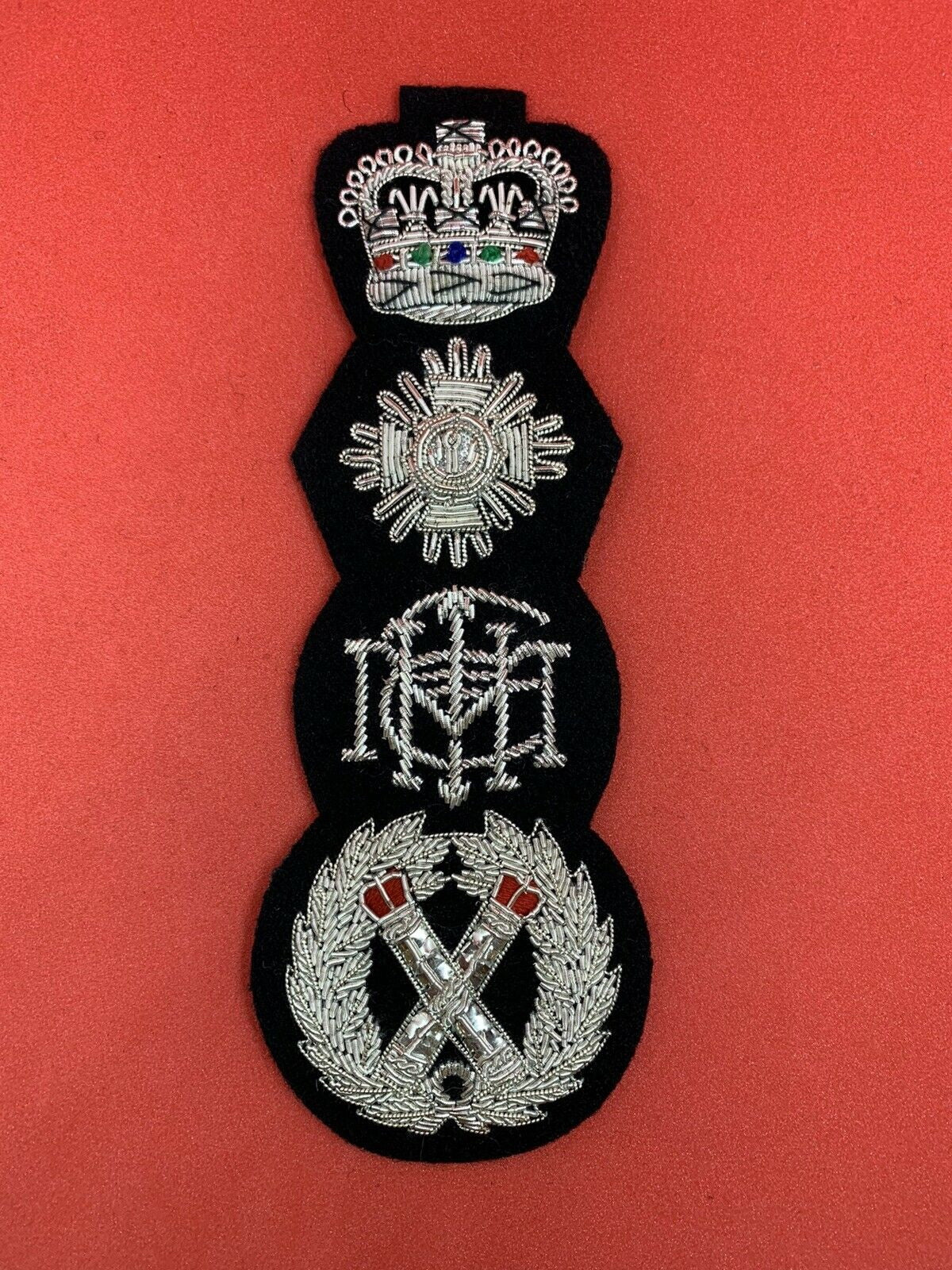HMIC Shoulder Epaulette Badge Inspectorate Of Constabularies Hand Embroidered Police Badge