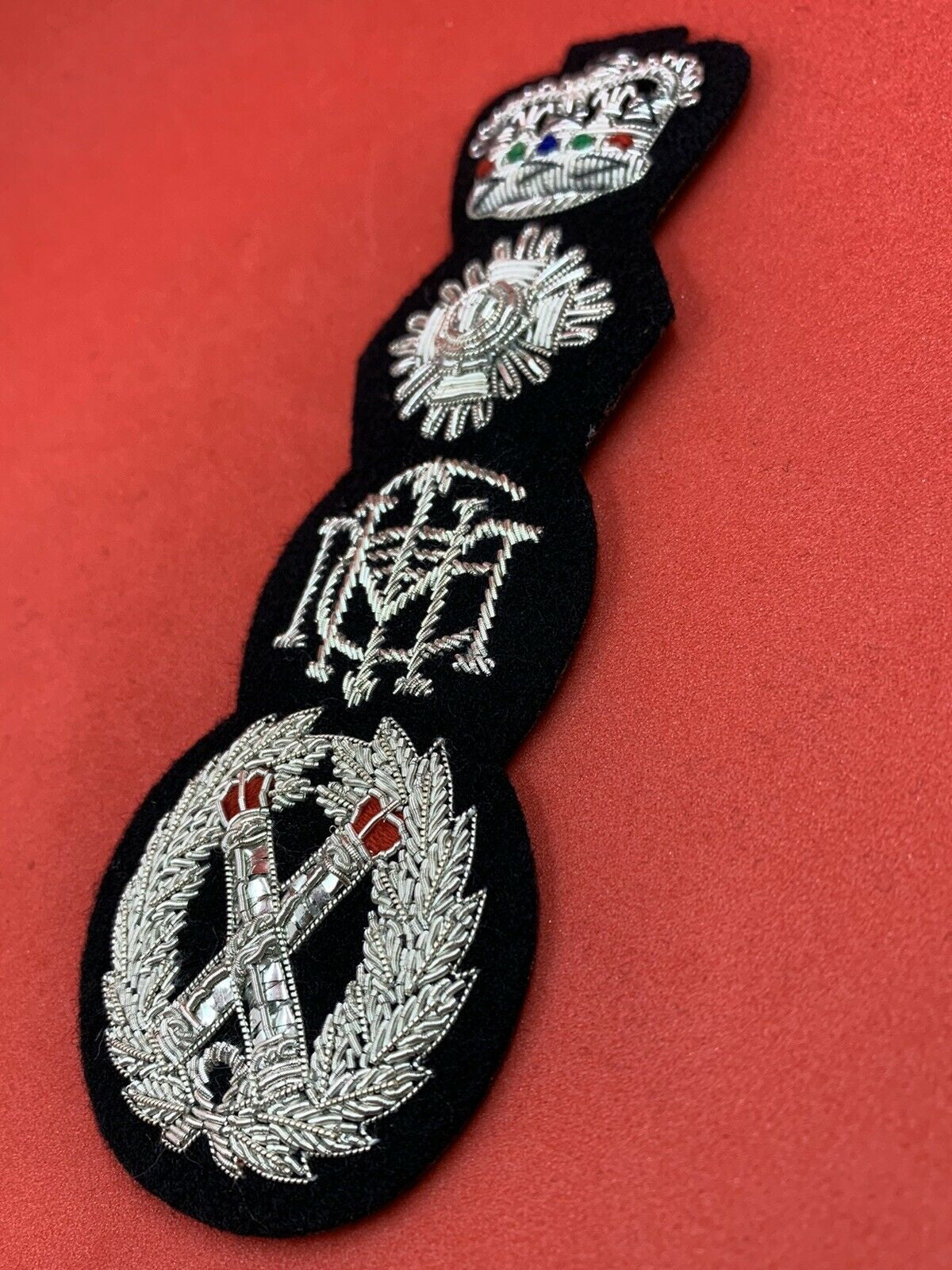 HMIC Shoulder Epaulette Badge Inspectorate Of Constabularies Hand Embroidered Police Badge