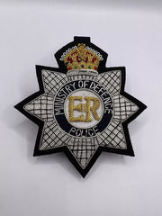 Ministry Of Defence Police Hand Embroidered Bullion Wire Blazer Badge