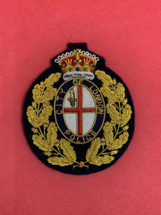 City Of London Police Hand Embroidered Bullion Wire Blazer Badge