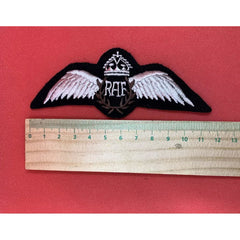 King’s Crown RAF Pilot Wings Royal Air Force Sew On Embroidered Badge RAF Patch
