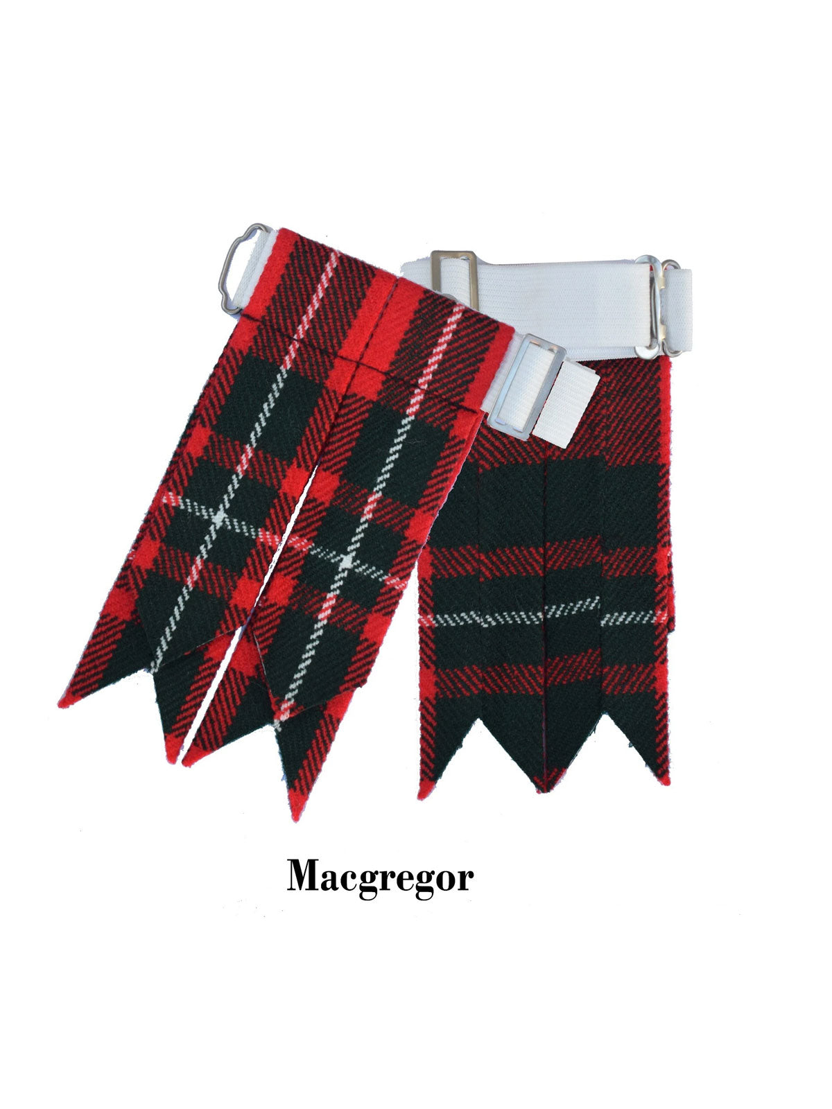 Men's Scottish Macgregor Tartan Kilt Flashes