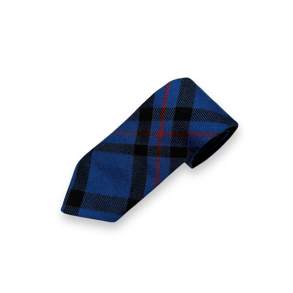 Men's Scottish Douglas Blue Tartan Tie Formal Tie For Wedding