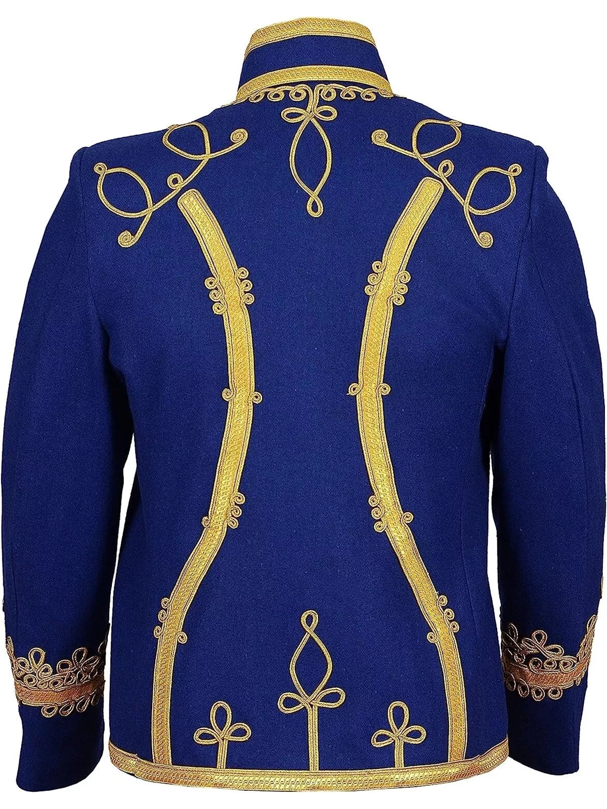 Napoleonic Hussar Wool Military uniform jacket Handmade Scottish Tunic Jacket