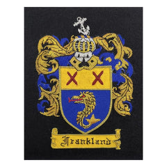 Customise Family Crest Blazer Badge Hand Embroidered Bullion Family Crest Design