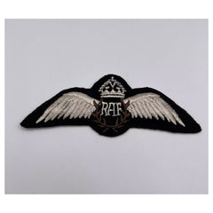 King’s Crown RAF Pilot Wings Royal Air Force Sew On Embroidered Badge RAF Patch