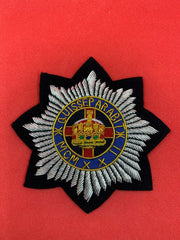 4th /7th ROYAL DRAGOON GUARDS BLAZER BADGE HAND EMBROIDERED WITH BULLION & WIRE