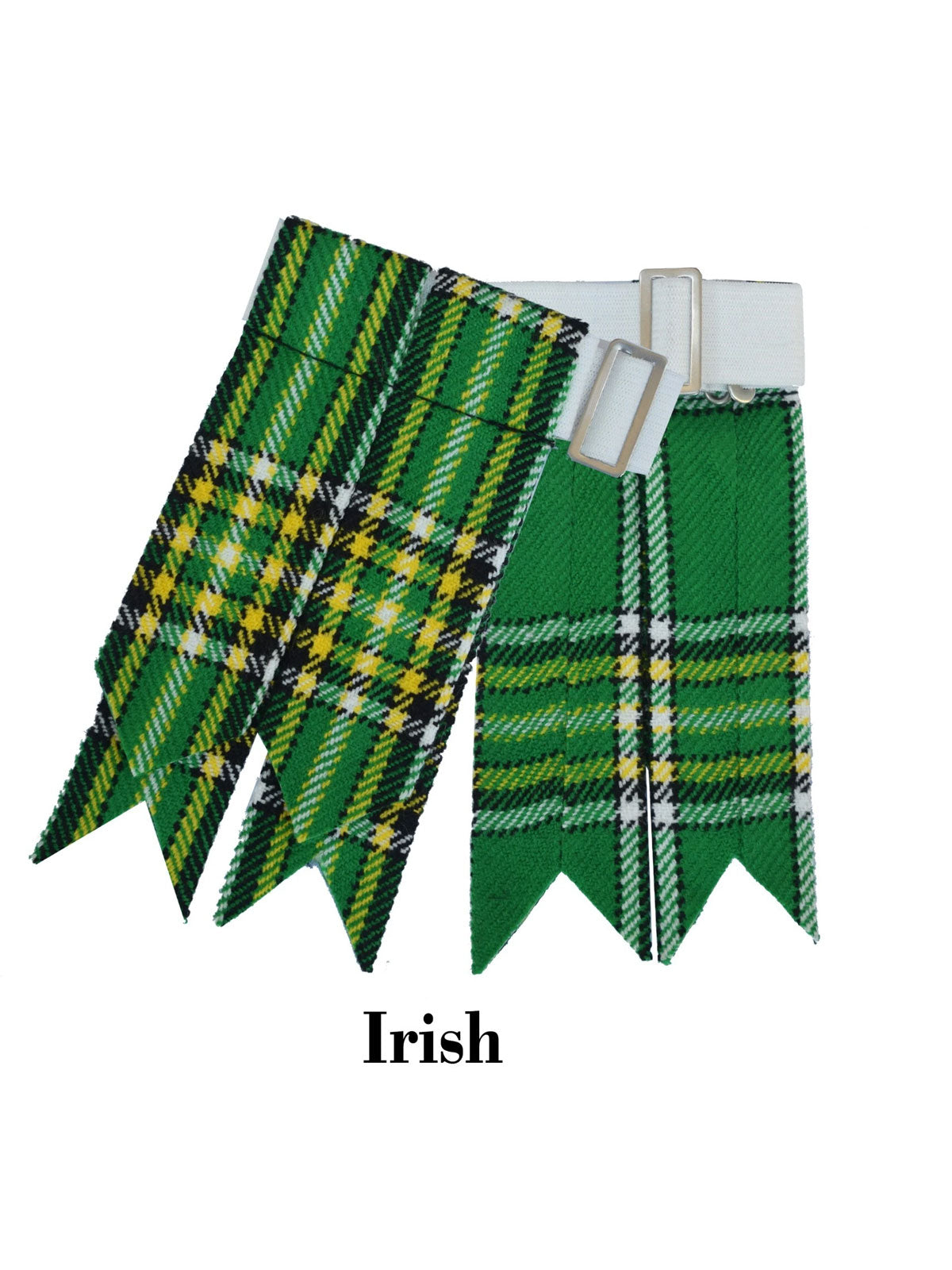 Men's Scottish Irish Tartan Kilt Flashes