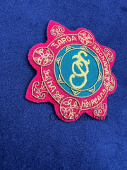 Garda Siochana Cap Badge Irish Police Embroidered Bullion Wire Hat Badge