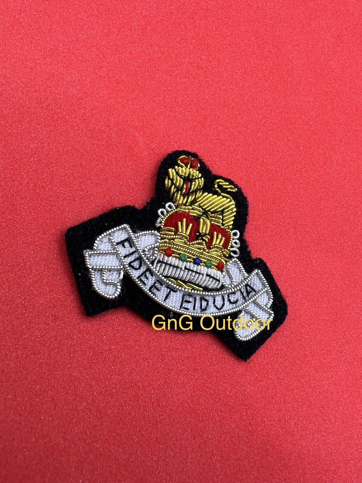 Royal Army Pay Corps Beret Badge RAPC Hand Embroidered Bullion Wire Cap Badge