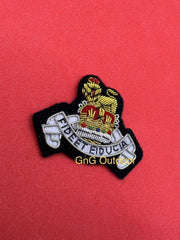 Royal Army Pay Corps Beret Badge RAPC Hand Embroidered Bullion Wire Cap Badge