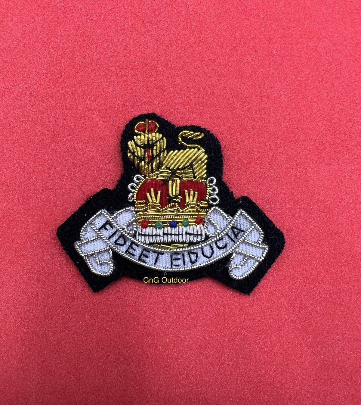 Royal Army Pay Corps Beret Badge RAPC Hand Embroidered Bullion Wire Cap Badge