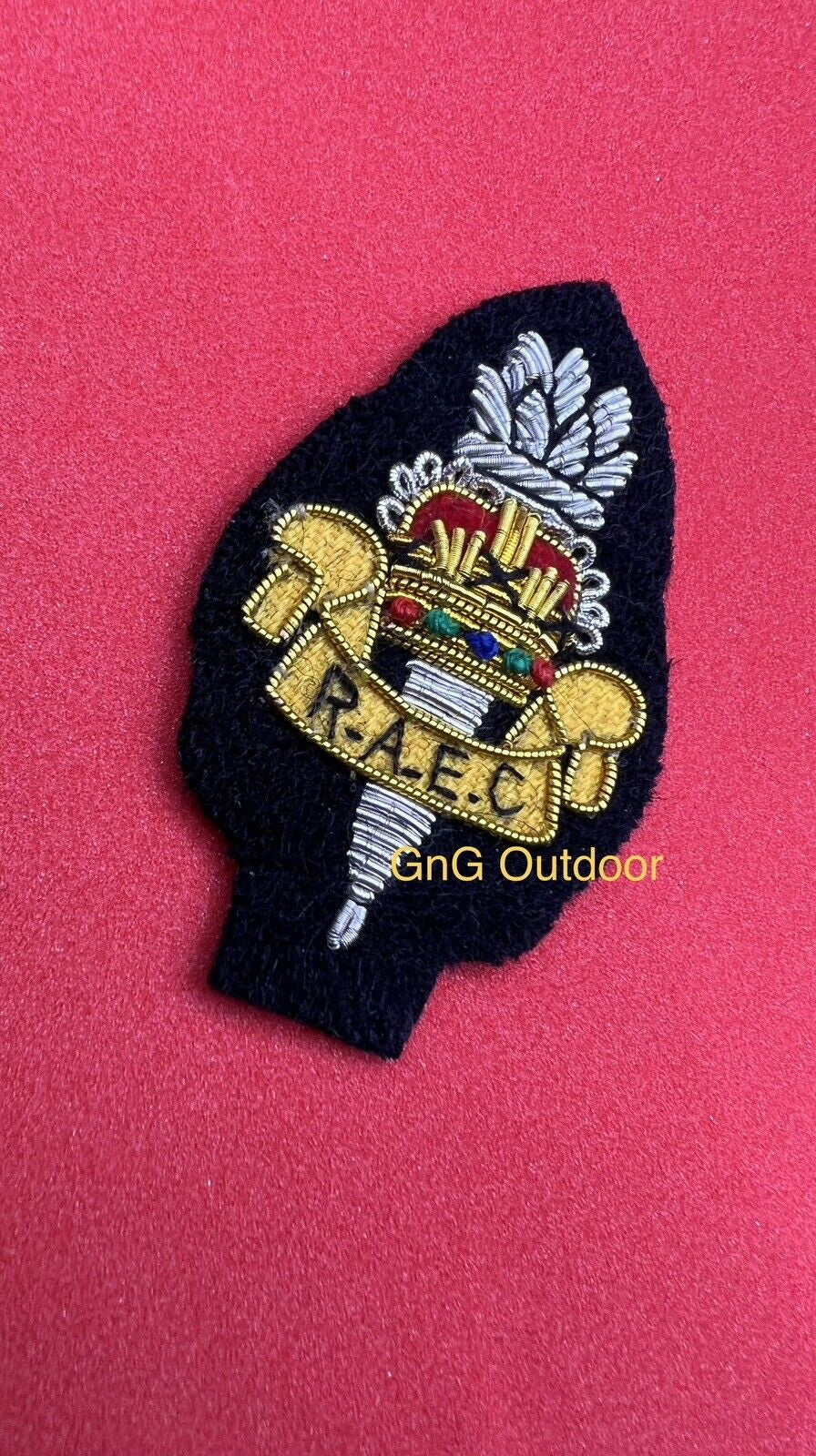 Royal Army Education Corps Beret Badge RAEC Embroidered Bullion Wire Cap Badge