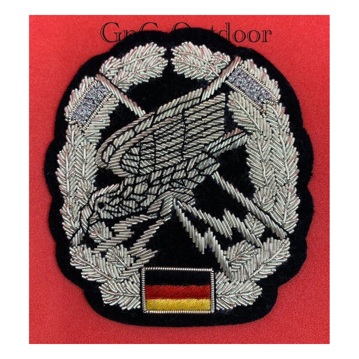 German Army Special Reconnaissance Badge Hand Embroidered Bullion Wire Badge