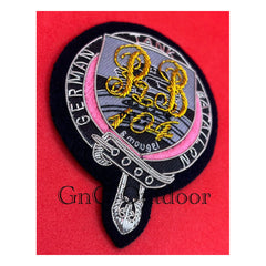 German Tank Battalion 104 Blazer Badge Bavarian Tank Cuirassiers Badge German Army Hand Embroidered Wire Blazer Badge