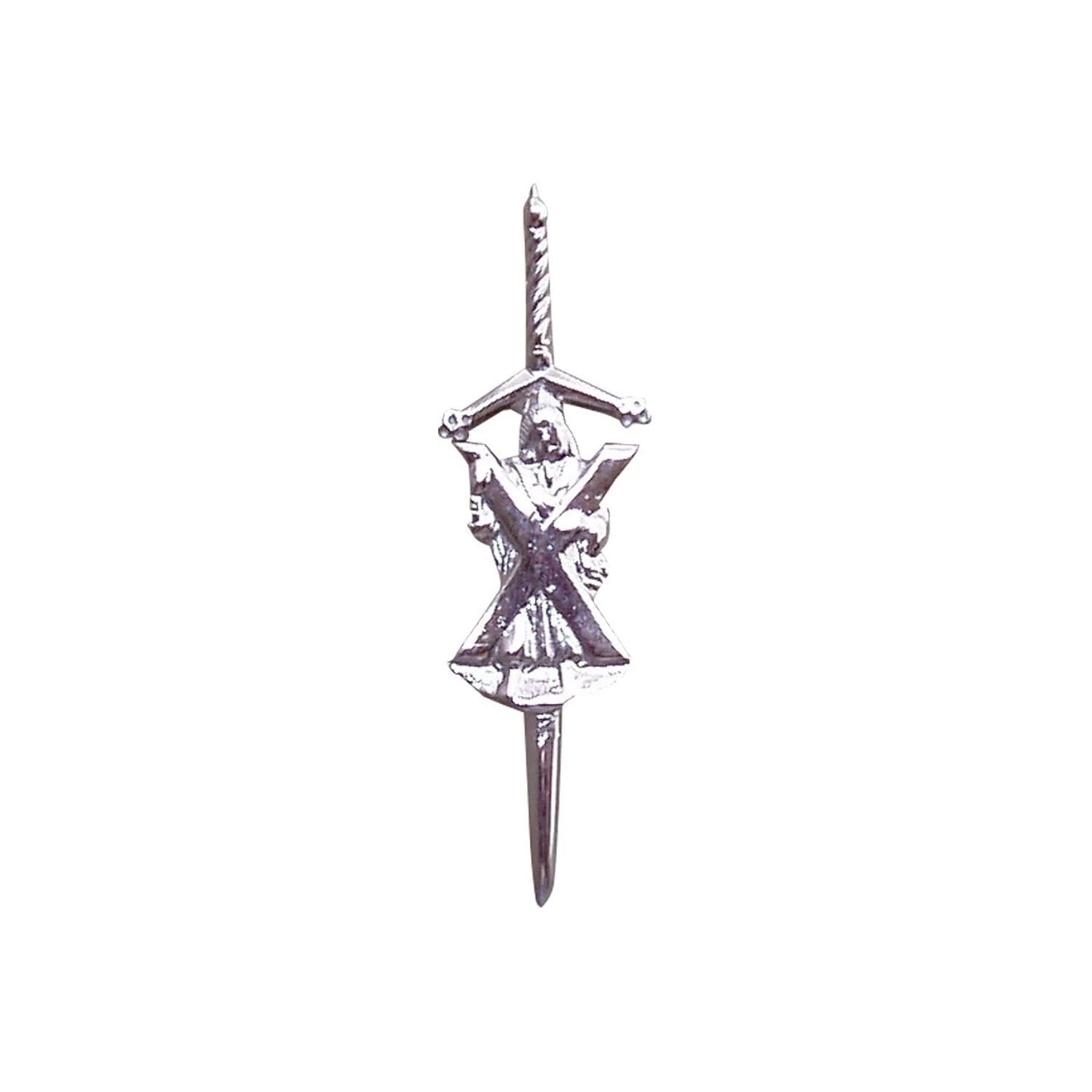 ST Andrew Sporran Six Pieces Kilt Set Scottish Kilt Chrome Sporran