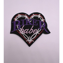 Biker Baby Machine Embroidered Patch Motorcycle Patches Badge To Iron Or Sew on