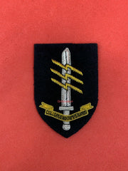 Special Forces Communicator Hand Embroidered Wire Beret Badge 18 UKSF SAS SBS