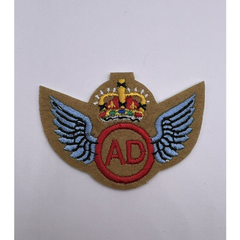 AD Wings Air Dispatcher Embroidered Badge British Air Force Air Dispatch Patch