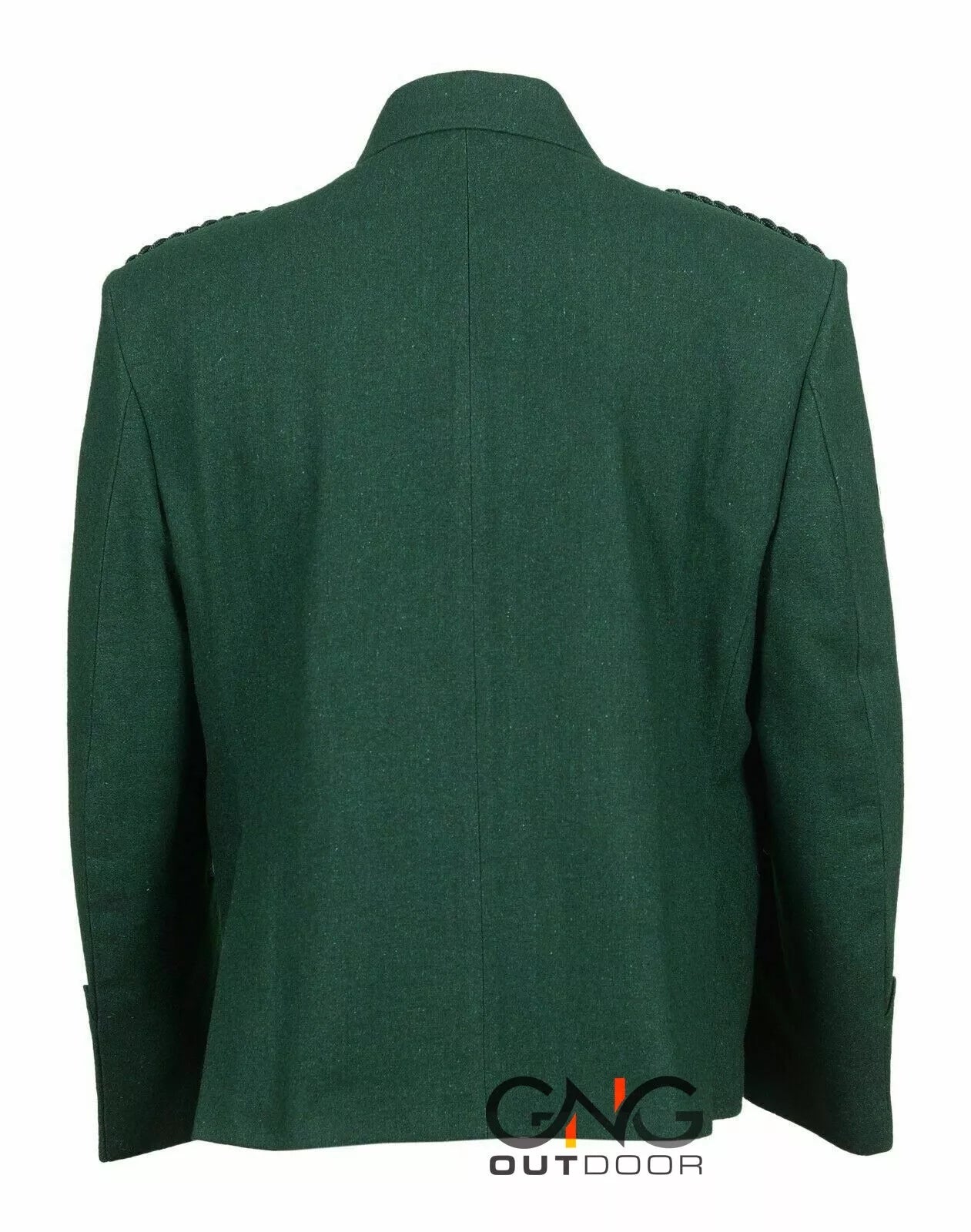 Scottish Men's Green Wool Kilt Jacket With Waistcoat Argyle Wedding Kilt Jacket