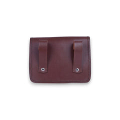 Men's Scottish Brown Leather Kilt Belt Pouch Celtic Embossed 100% Leather Pouch