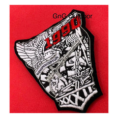 US Air Force Academy Class of 1990 Badge US Air Force Hand Embroidered Bullion And Wire Patch