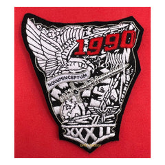 US Air Force Academy Class of 1990 Badge US Air Force Hand Embroidered Bullion And Wire Patch
