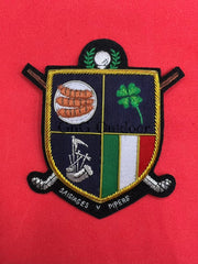 Custom Hand Embroidered Bullion Blazer Badge | Custom Club Crest Badge | Golf Football Cricket University School Logo