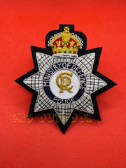 Ministry Of Defence Police Hand Embroidered Bullion Wire Blazer Badge